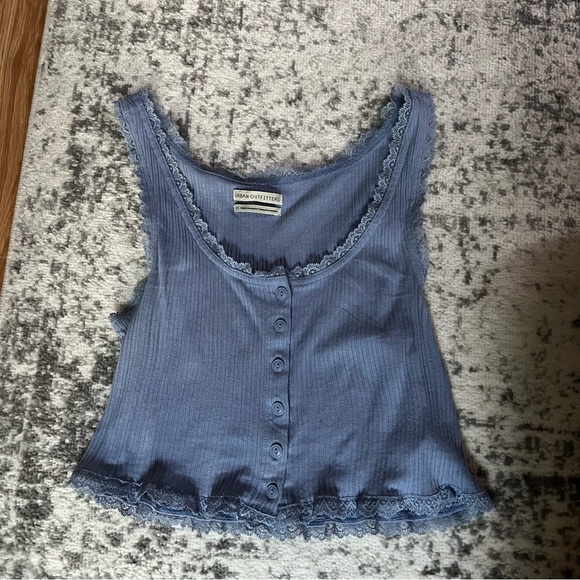 UO Brielle Button-Front Tank Top - Picture 9 of 10